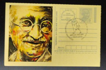 Gandhi Postcard Andpex
