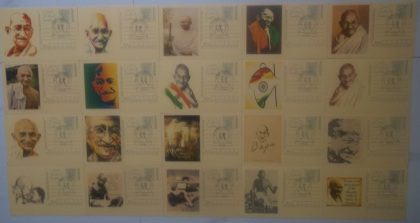 Gandhi postcard  Pudukkottai set of 20