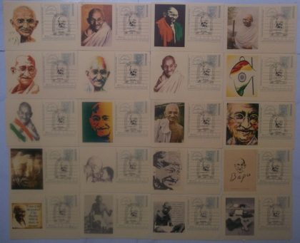 Gandhi postcard  Udupi set of 20