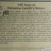 100 Years of Mahatma Gandhi's Return Presentation Pack - Image 2