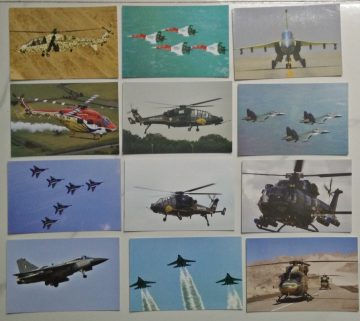 Light Combat Aircraft(LCA) in Flight set of 12 cards Maxi Cards