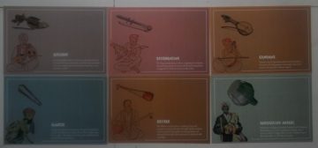 Musical Instruments of wandering Minstrels set of 6 Maxicards