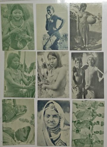 Rural life of India- set of 9 cards Maxi Cards