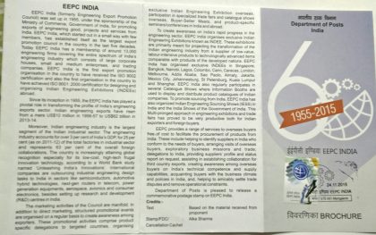 EEPC India Export Council, Engineering, Globe, Gear, Man at Work, Helmat (SBR)