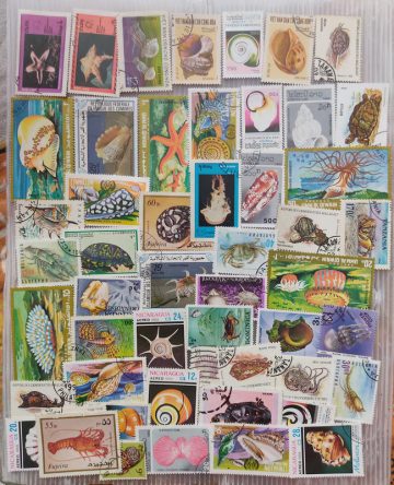 100 Shank Used stamps