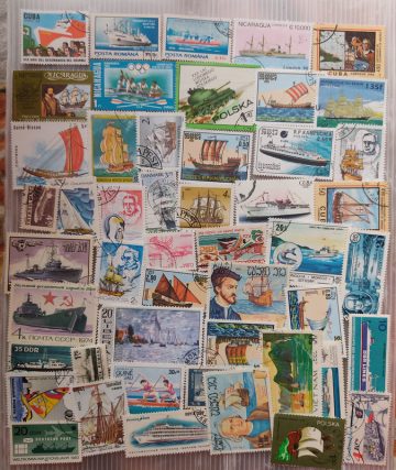 100 Ship Used stamps