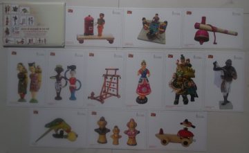 Treditional Toys of India set of 12 Maxicards