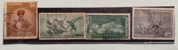 1959 Complete year pack 4 Stamp Used