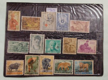 1963 Complete year pack 15 Stamp_Used