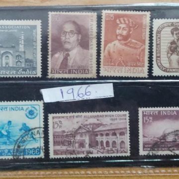 1966 Complete year pack 16 Stamp_Used