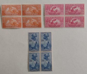 Healthy India Set of 3 (Block of 4)