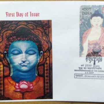 First Day of Issue Mahaparinirvana of The Buddha (Special Cover) | Buy Indian Postage Stamps | Philately India