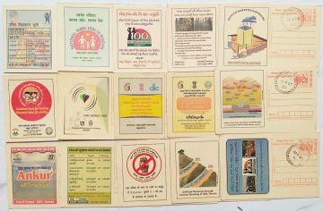 Meghdoot Post Card Set Of 15 Cards With Cancelation