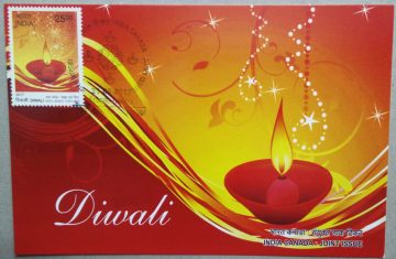 India Canada Joint Issue Birthday Greeting Maxim Card