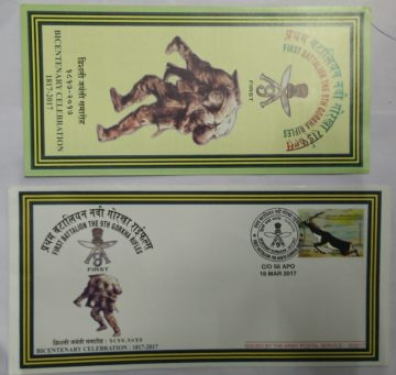 First Battalion The 9th Gorkha Rifles Army Postal Covers