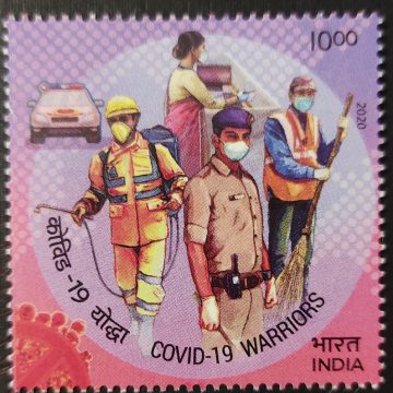 Salute to covid-19 warriors Dak seva unit - MNH Stamp