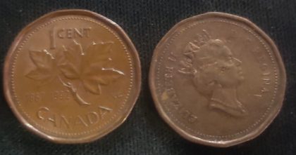 1 Cent Canada 1867-1992 Elizabeth II D.G Regina (used)