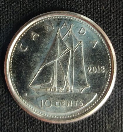 10 Cents Canada 2013 Elizabeth II D.G Regina