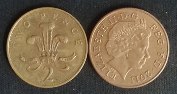 2 Pence Elizabeth-II 2011(Used)