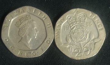 20 Pence Elizabeth II 1988 (used)