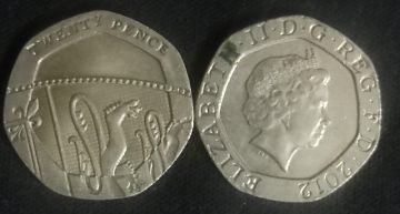 20 Pence Elizabeth II 2012 (used)
