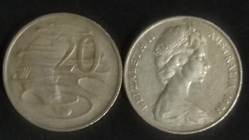 Australia 20 cents 1981 Used coin