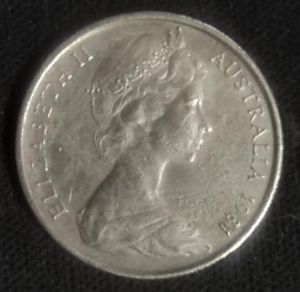 Australia 5 cent 1981(used)