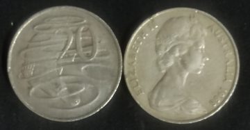 Australia 20 cents 196 Used Coin