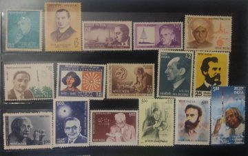 Theme collection of Scientists on Stamps 16 Stamps