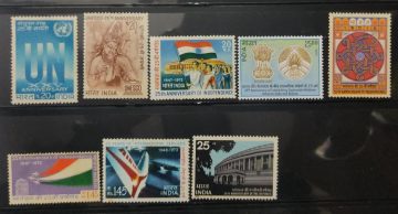 Theme collection of 25 Years or 25th Anniversary? 8 Stamps