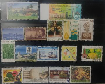 Theme collection of Research in India 16 Stamps