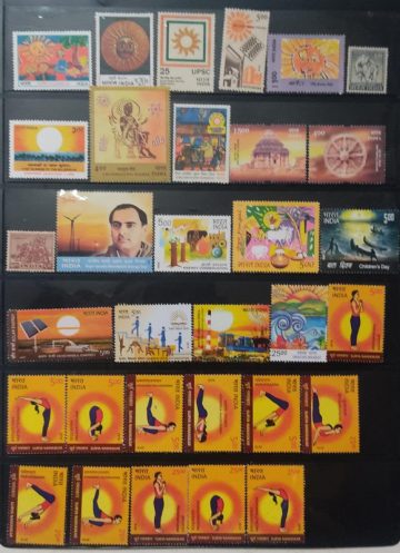Theme collection of Sun 42 Stamps