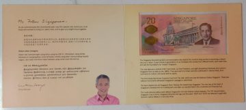 Singapore Bicentennial commemorative note 20$