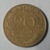 20 Centimes 1977 Liberte Egalite Fraternite (used)