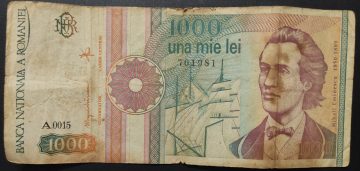 Romania 1000 lei (Used)