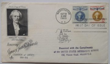 Champion of Liberty Washington 1960 (Foreign FDC)