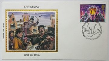 Christmas Colorado 'Silk' Cachet 1981 (1) (Foreign FDC)