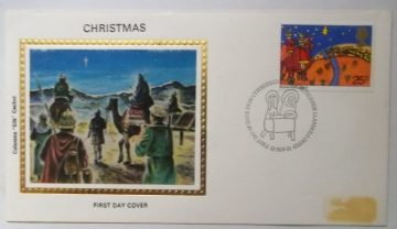 Christmas Colorado 'Silk' Cachet 1981 (2) (Foreign FDC)