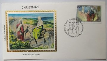Christmas Colorado 'Silk' Cachet 1981 (3) (Foreign FDC)