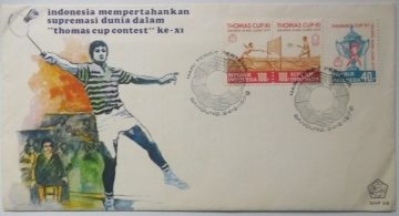 Indonesia Mempertahankan supremasi dunia dalam thomas cup contest 1979 (Foreign FDC)