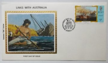 Links with Australia Colorano 'Silk' Cachet 1984 (Foreign FDC)