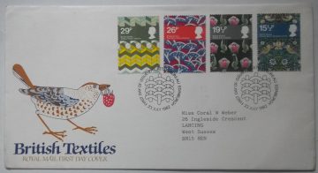 Royal Mail FDC British Textiles 1982 (Foreign FDC)