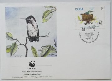 World Wide Fund For Nature CUBA (2) (Foreign First day cover)