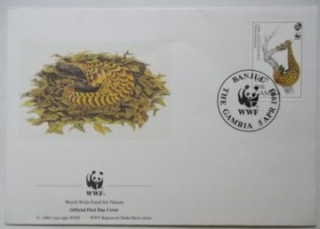 World Wide Fund For Nature GAMBIA (4) (Foreign First day cover)