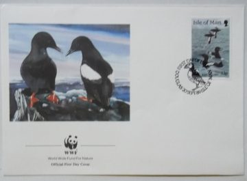 World Wide Fund For Nature ISLE OF MAN (3) (Foreign First day cover)
