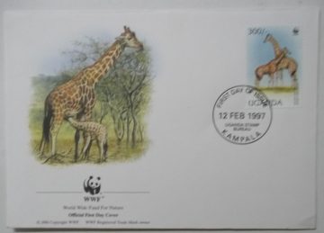 World Wide Fund For Nature KAMPALA UGANDA STAMP (2) (Foreign First day cover)