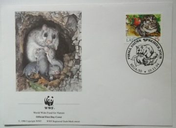 World Wide Fund For Nature LATVHA (1) (Foreign First day cover)