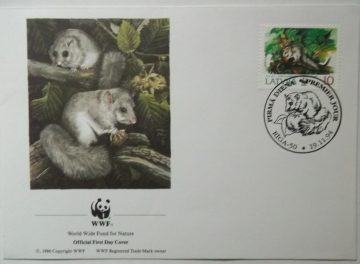 World Wide Fund For Nature LATVHA (2) (Foreign First day cover)