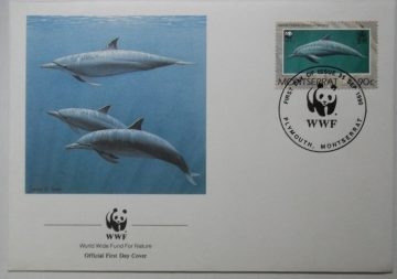 World Wide Fund For Nature PLYMOUTH MONTSERRAT (3) (Foreign First day cover)