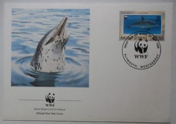 World Wide Fund For Nature PLYMOUTH MONTSERRAT (4) (Foreign First day cover)